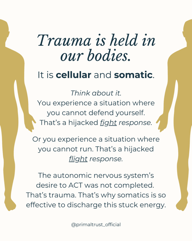 Trauma is Cellular and Somatic